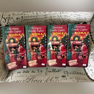 Set Of 4 Noma Nostalgia Series Christmas Candle Clip-On Lights Tested